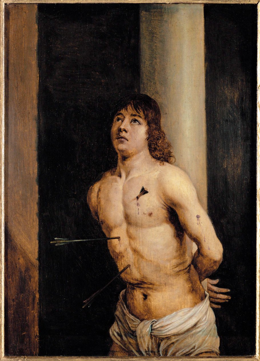 Kopie von Antonello da Messinas Heiliger Sebastian von David the Younger Teniers