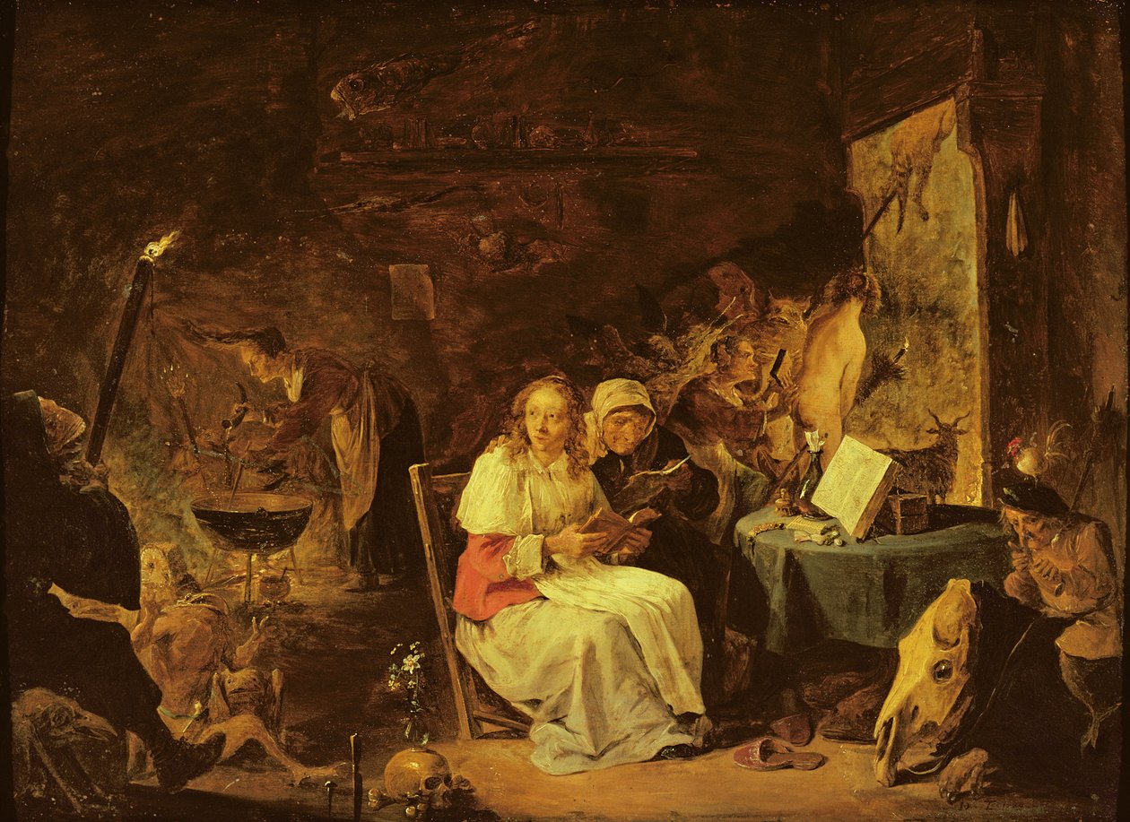 Beschwörungsszene von David Teniers the Younger