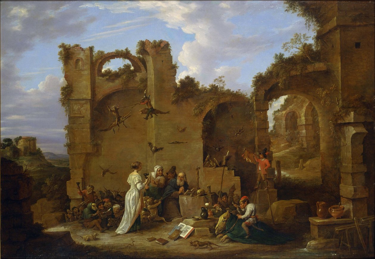 Die Versuchungen des heiligen Antonius von David Teniers the Younger