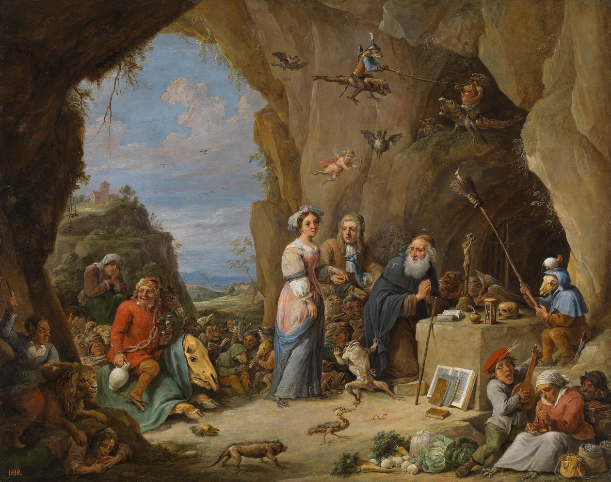 Versuchung des heiligen Antonius von David the Younger Teniers