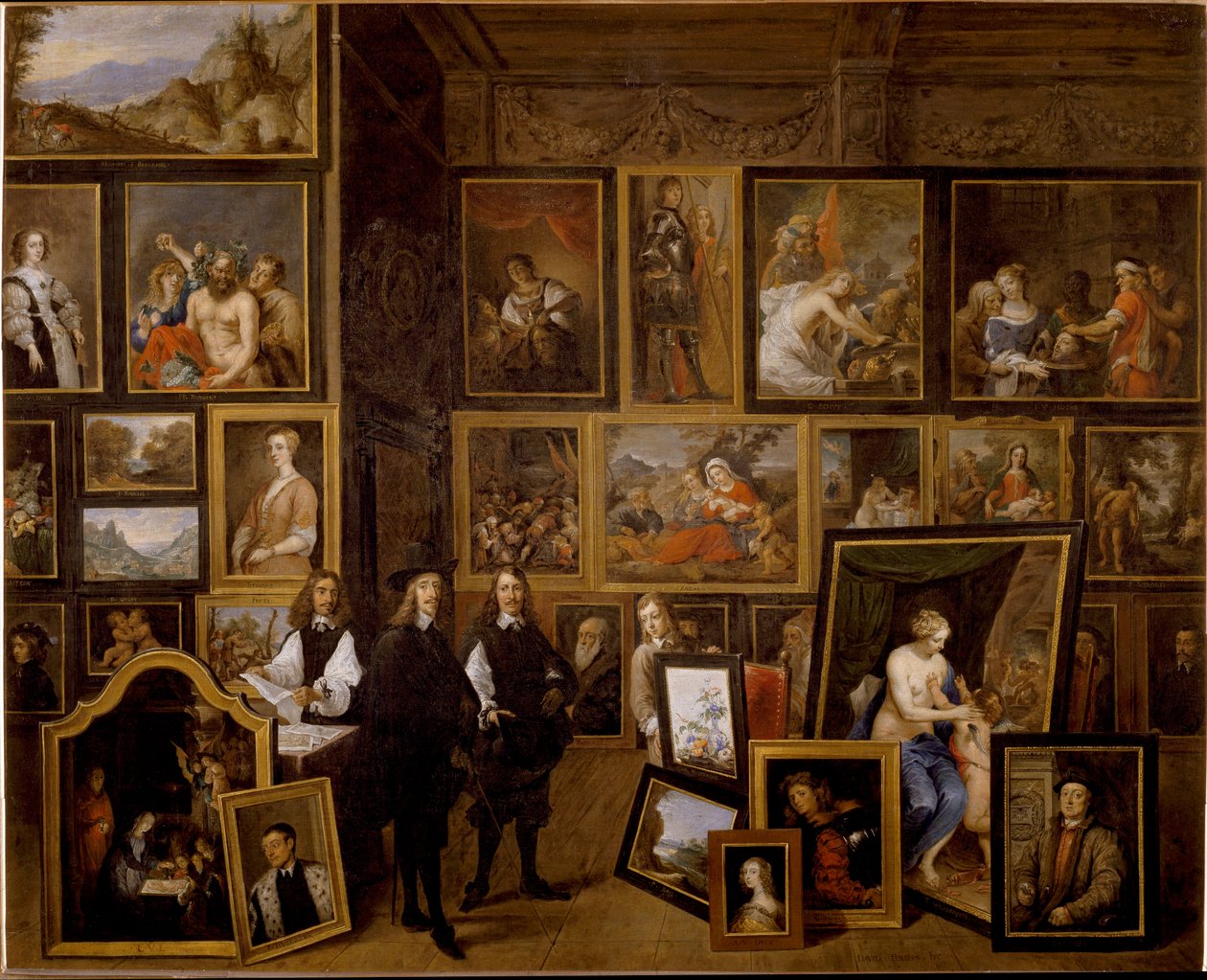 Die Kunstsammlung des Erzherzogs Leopold Wilhelm in Brüssel von David Teniers the Younger