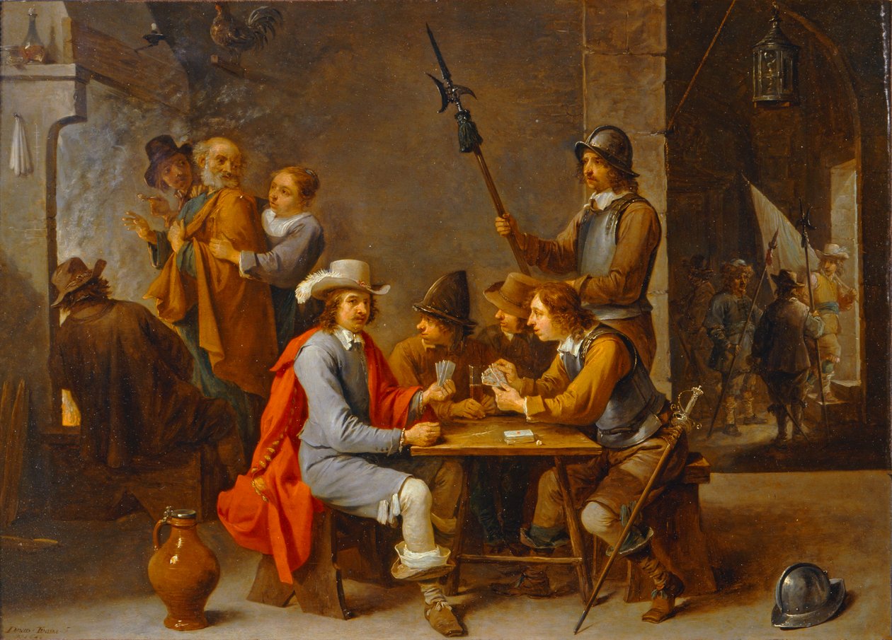Die Verleugnung des Heiligen Petrus von David the Younger Teniers