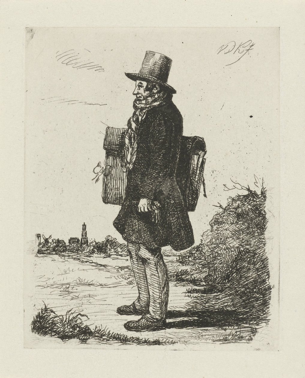 Porträt von Hermanus Jan Hendrik Rijkelijkhuizen von David van der Kellen