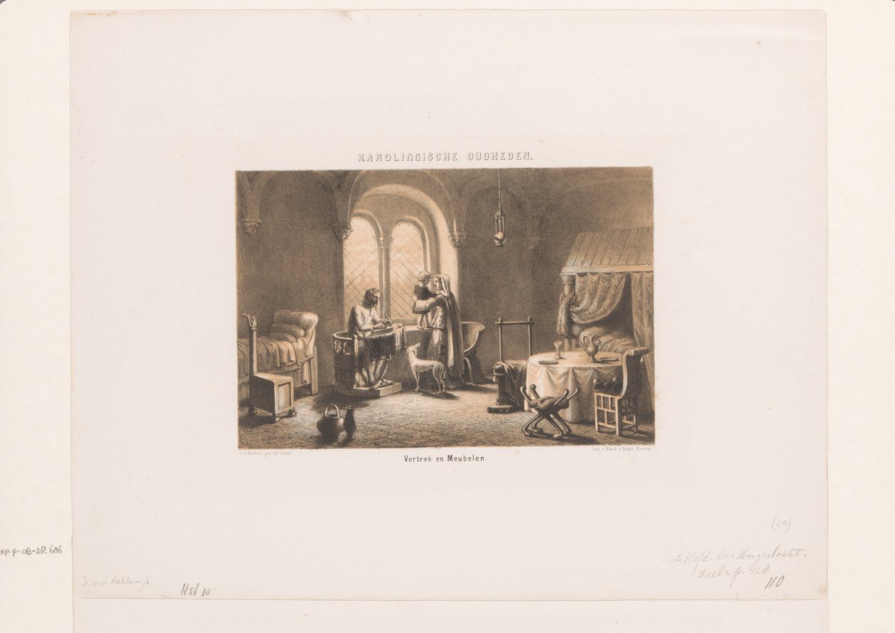 Karolingisches Interieur von David van der Kellen