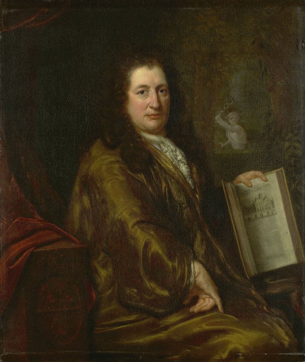 Porträt von Caspar Commelin von David van der Plas