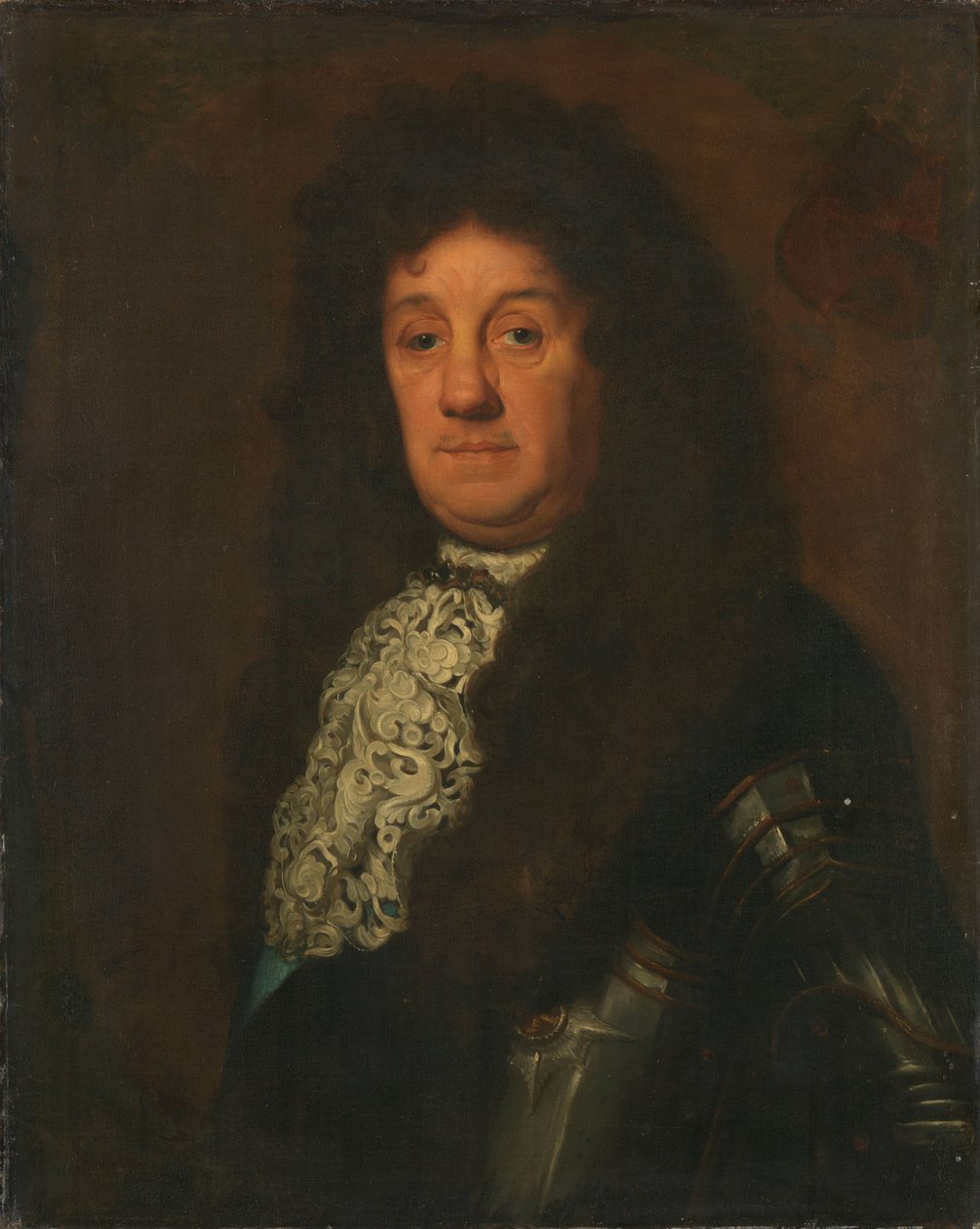 Porträt von Cornelis Tromp (1629-91), Vizeadmiral von Holland und Westfriesland von David van der Plas