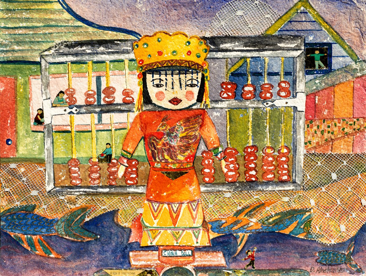 Chinesische Puppe von Deborah Eve Alastra