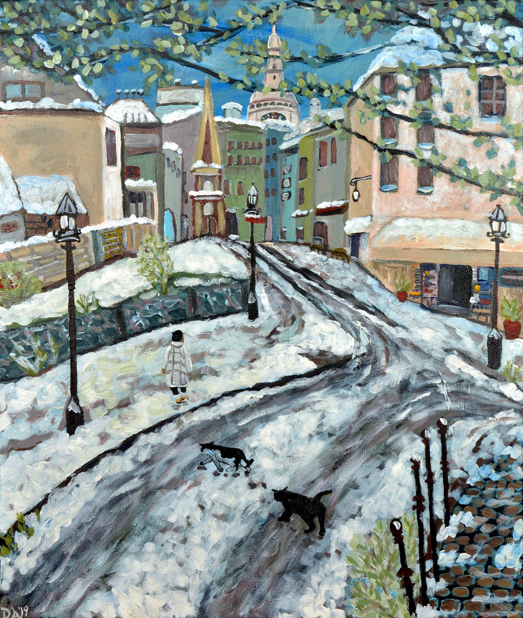 Früher Schnee, 2020 von Deborah Eve Alastra