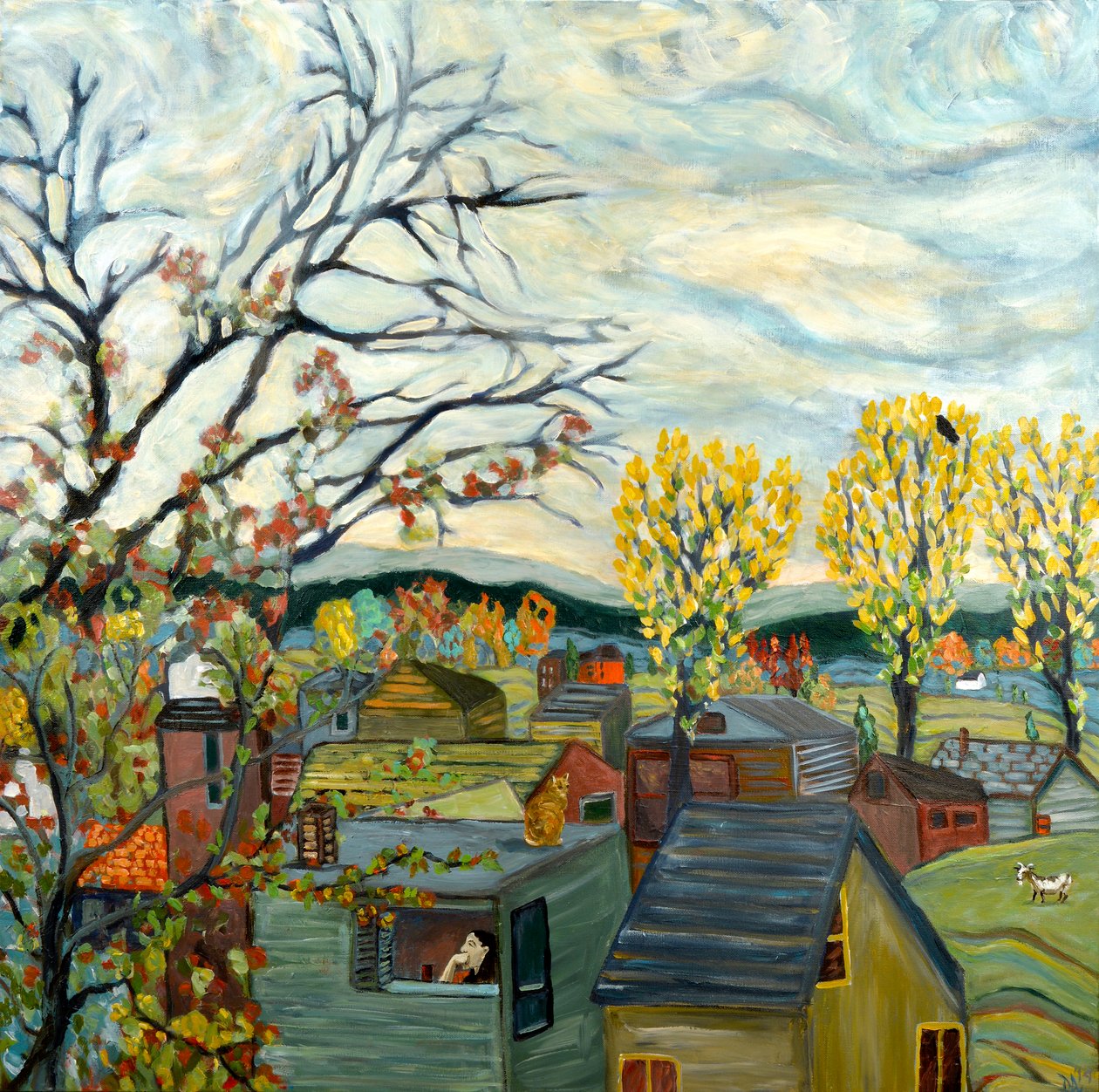 Herbstbetrachtung, 2019 von Deborah Eve Alastra
