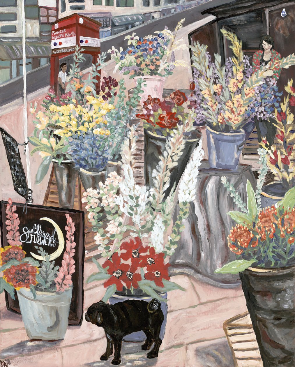 Blumenfrau, 2018 von Deborah Eve Alastra