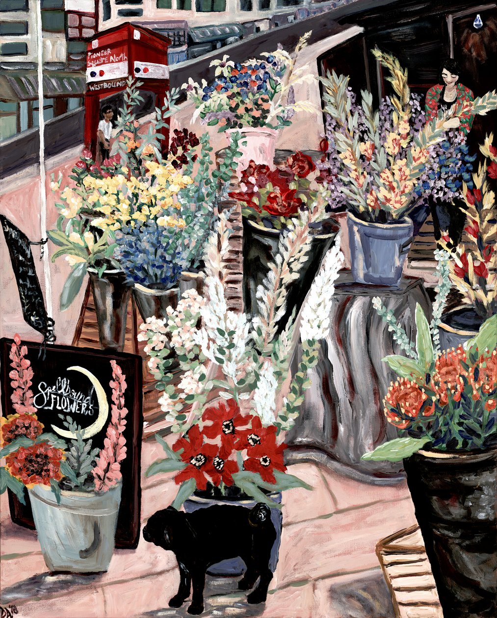 Blumenfrau, 2020 von Deborah Eve Alastra