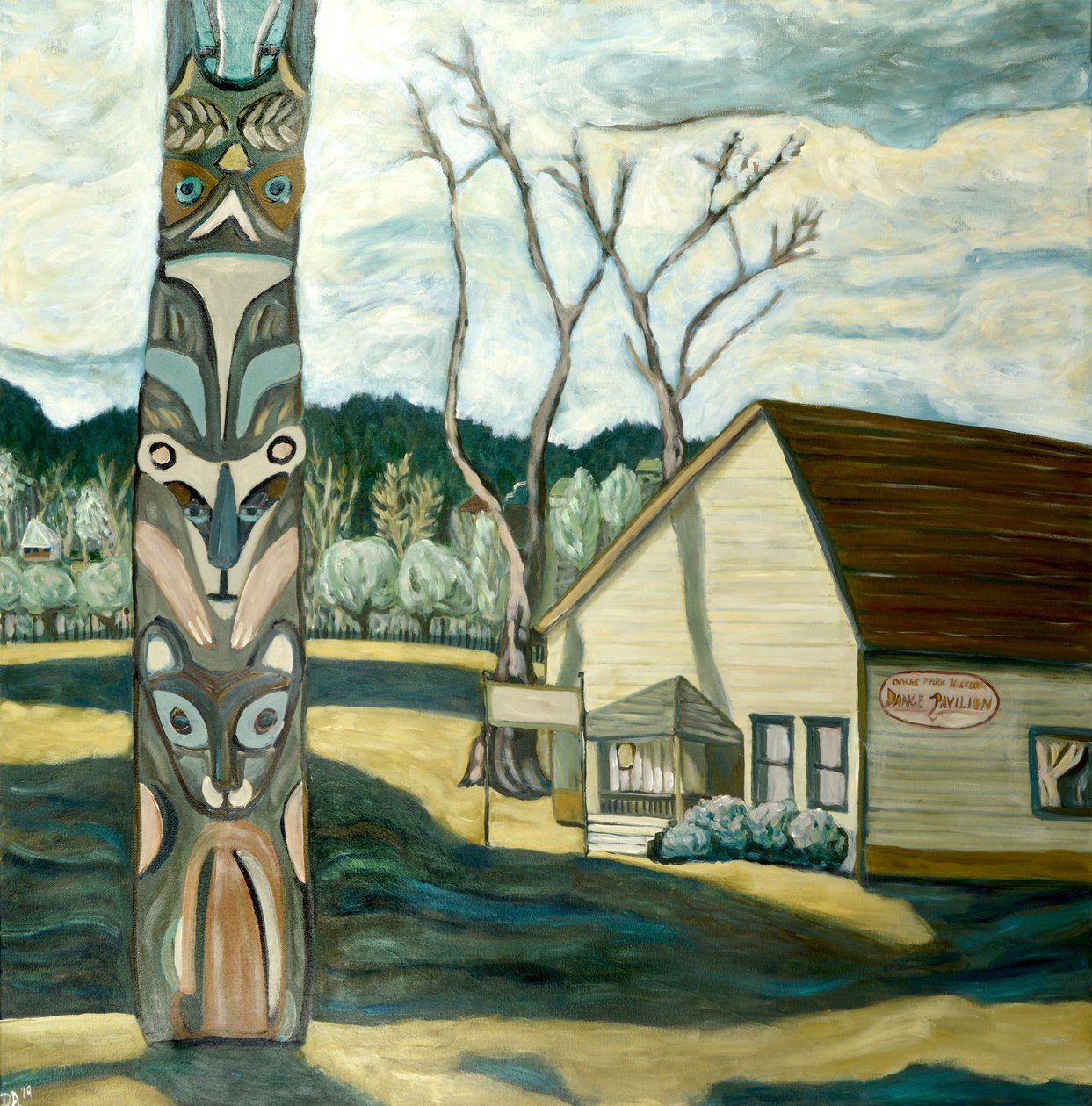 Eichen-Totem, 2019 von Deborah Eve Alastra