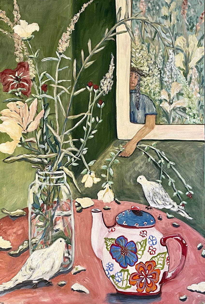 Wildblumentee, 2024 von Deborah Eve Alastra