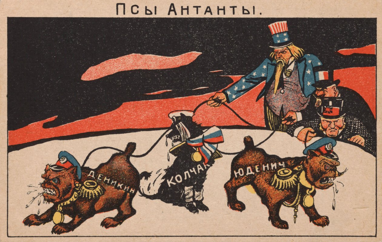 Die Hunde der Entente: Denikin, Kolchak, Yudenich, 1919 von Deni