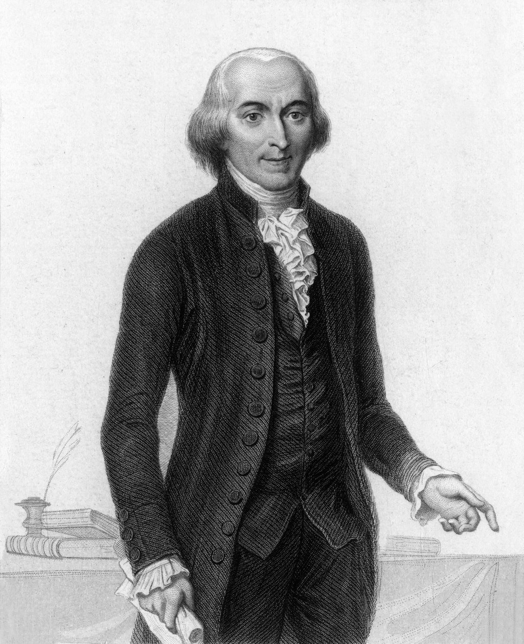 Jean-Marie Roland, Vicomte de la Platière von Denis Auguste Marie (after) Raffet