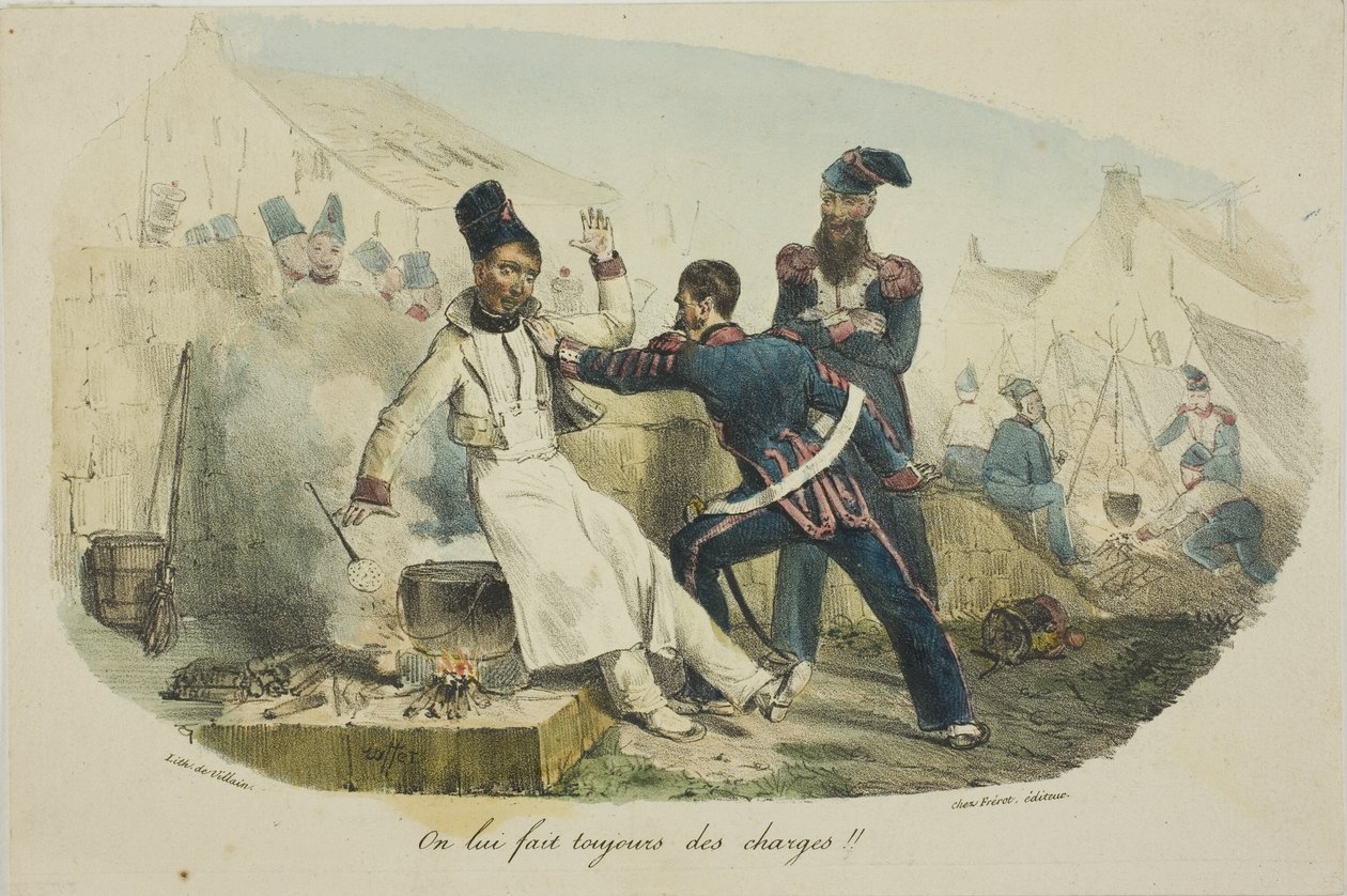 On lui Fait Toujours des Charges!! von Denis-Auguste-Marie Raffet