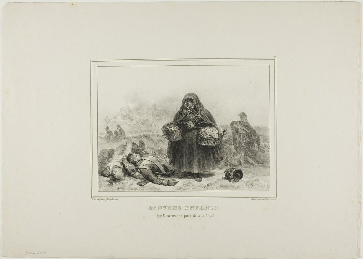 Arme Kinder!! Möge Gott ihrer Seelen erbarmen! von Denis Auguste Marie Raffet