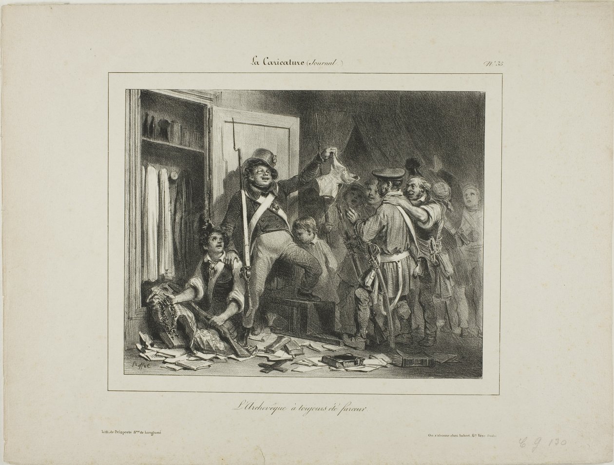 Der Erzbischof war immer ein Schurke von Denis Auguste Marie Raffet