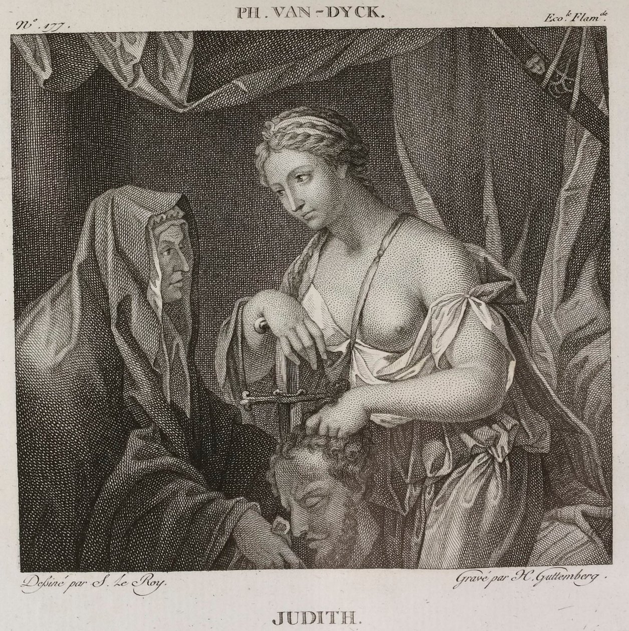 Judith, nach Philip van Dijk von Denis Sebastien Leroy
