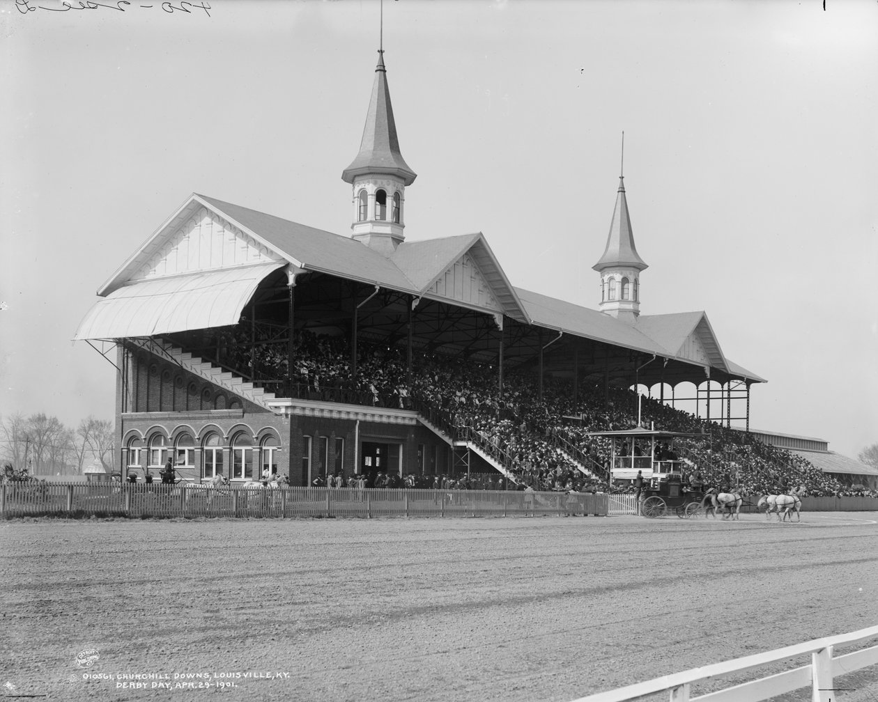 Churchill Downs, Louisville, Kentucky, Derby-Tag, 29. April 1901 von Detroit Publishing Co.