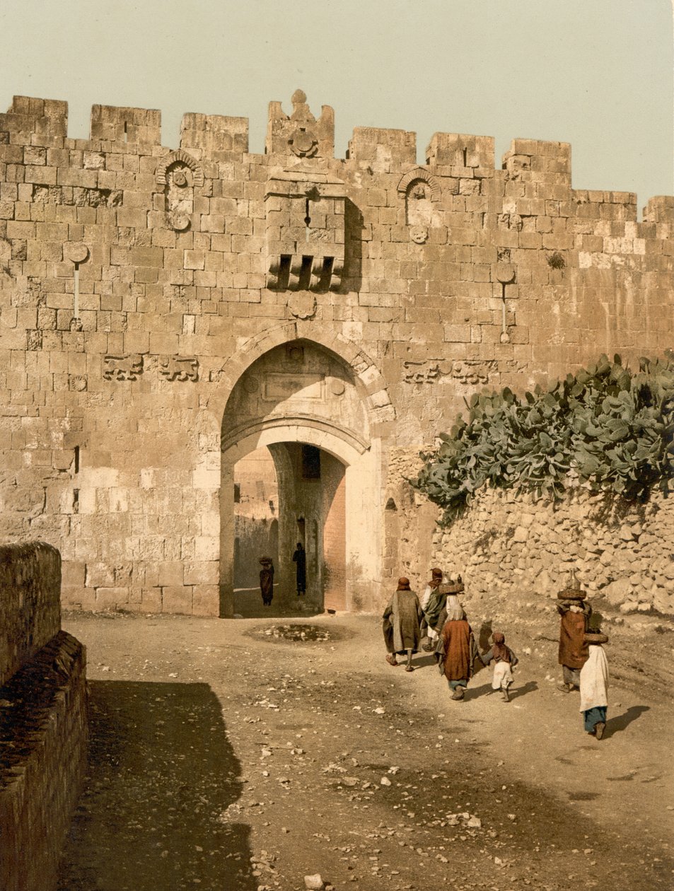 Das Stephanstor, Jerusalem, Heiliges Land, ca. 1890-ca. 1900 von Detroit Photographic Co.