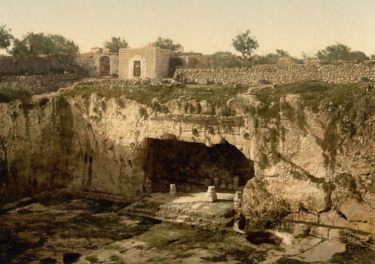 Gräber der Könige, Jerusalem, Heiliges Land, ca. 1890-1900 von Detroit Photographic Co.