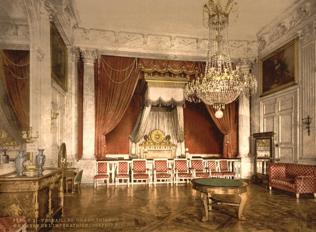 Grand Trianon, Zimmer der Kaiserin, Versailles, ca. 1890-1900 von Detroit Publishing Co.