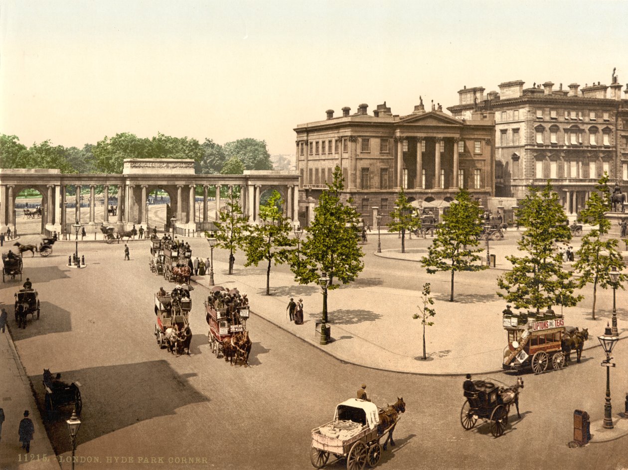 Hyde Park Corner, London, ca. 1890-1900 von Detroit Publishing Co.