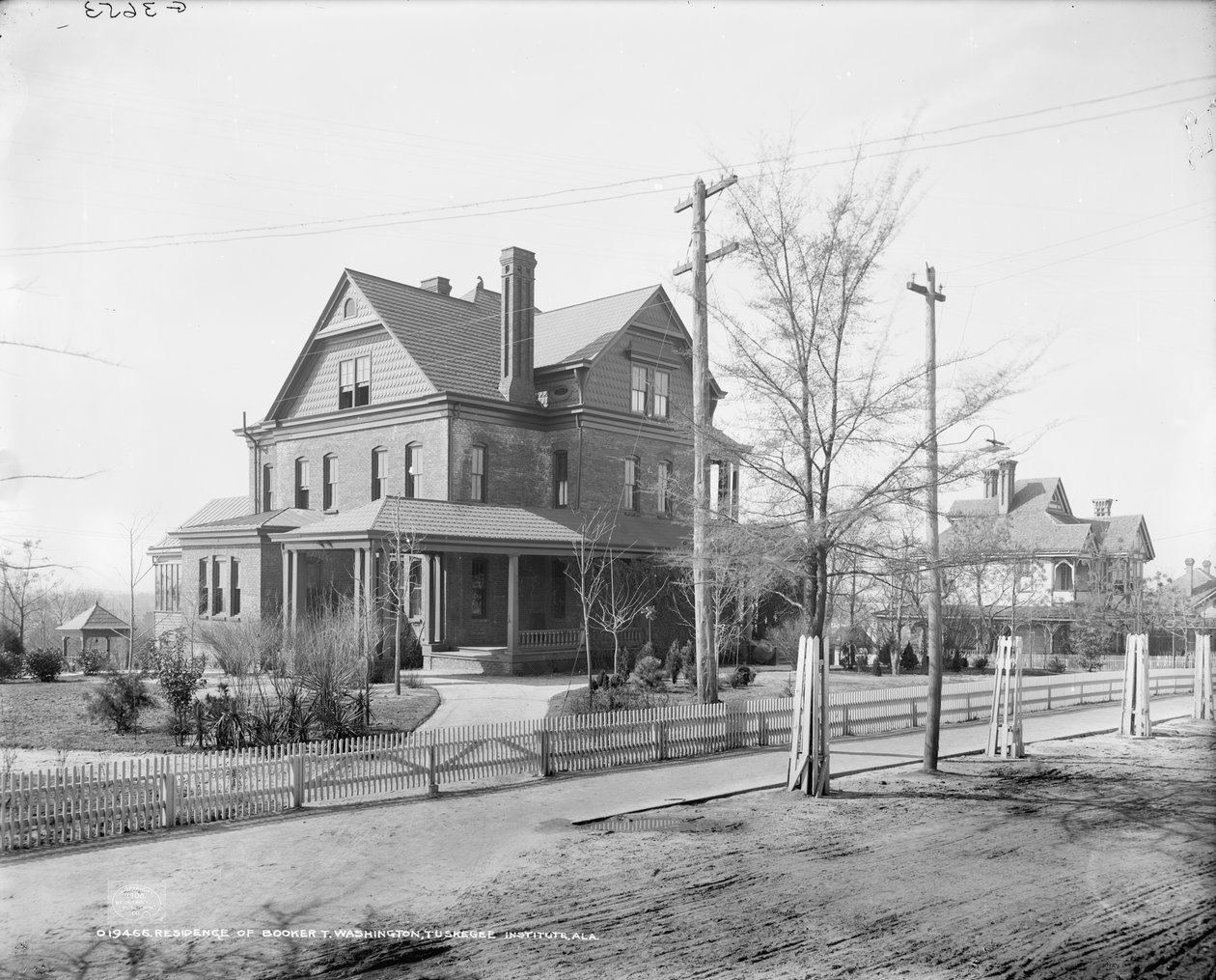 Wohnsitz von Booker T. Washington, Tuskegee Institute, ca. 1906 (s/w Foto) von Detroit Publishing Co.