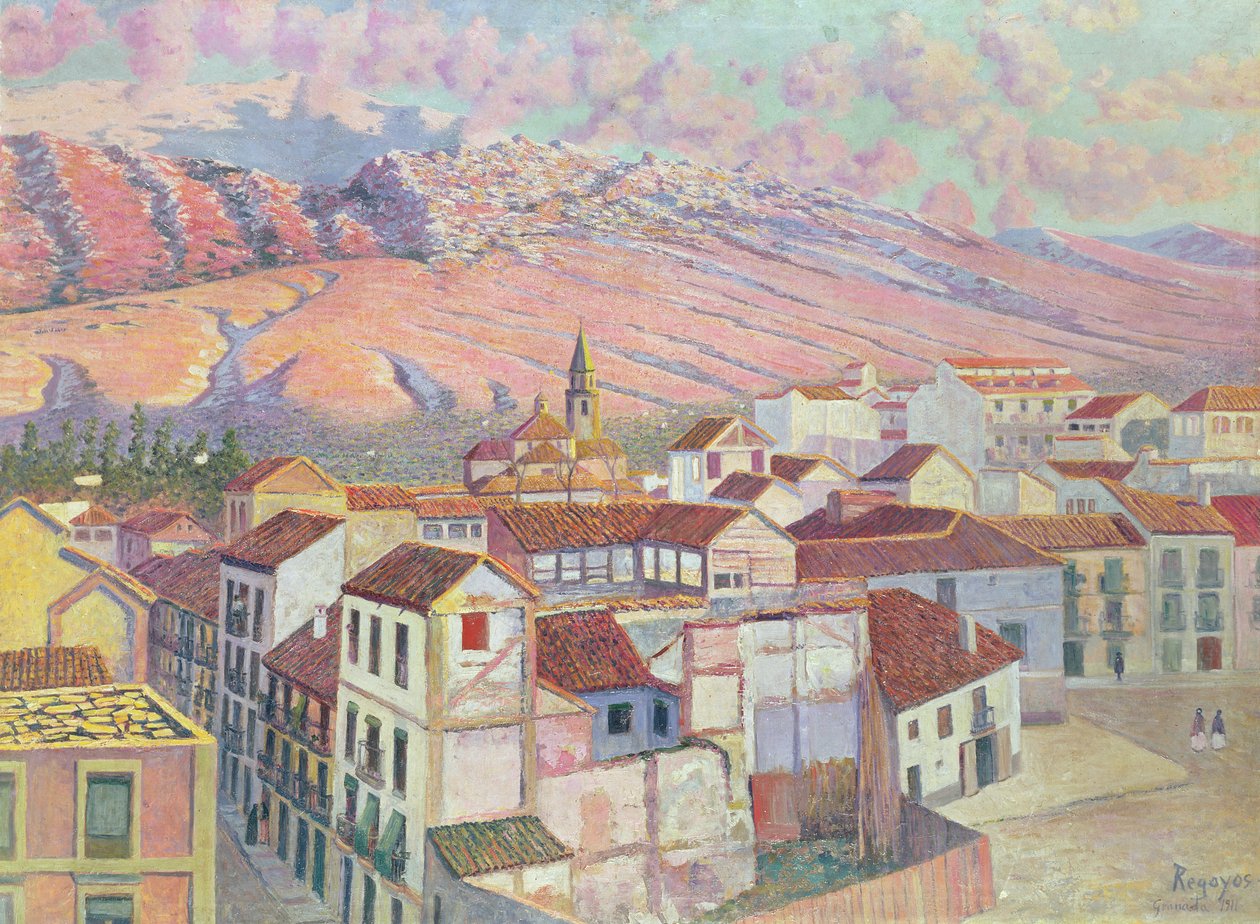 Blick auf Granada von Diario or Dario de Regoyos y Valdes