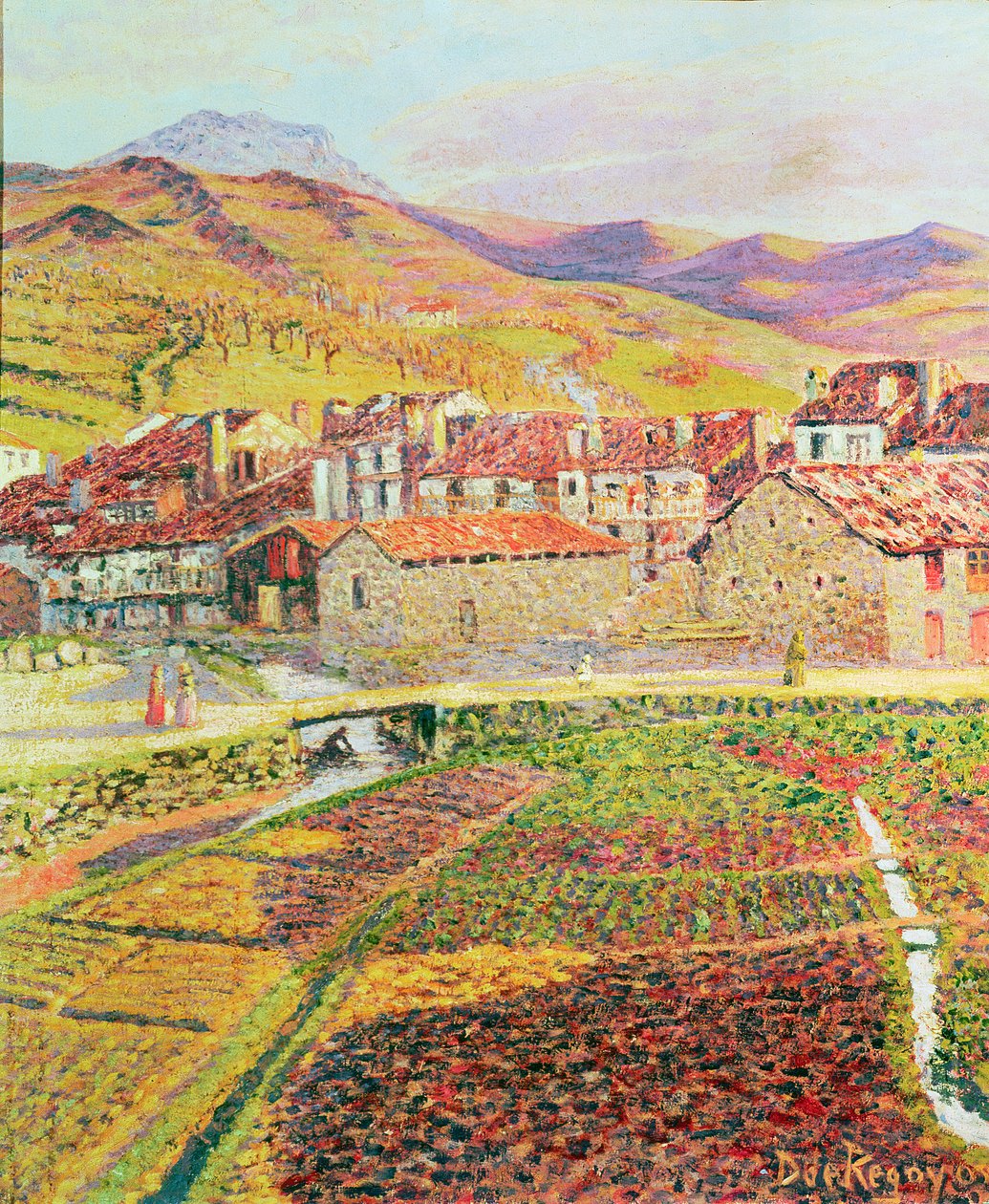 Die Landschaft von Diario or Dario de Regoyos y Valdes