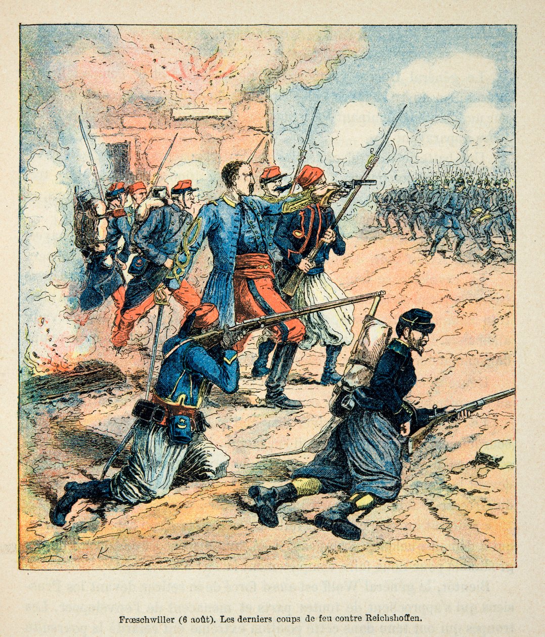 Franzosen und Deutsche, anekdotische Geschichte des Krieges von 1870-1871 von Dick de Lonlay