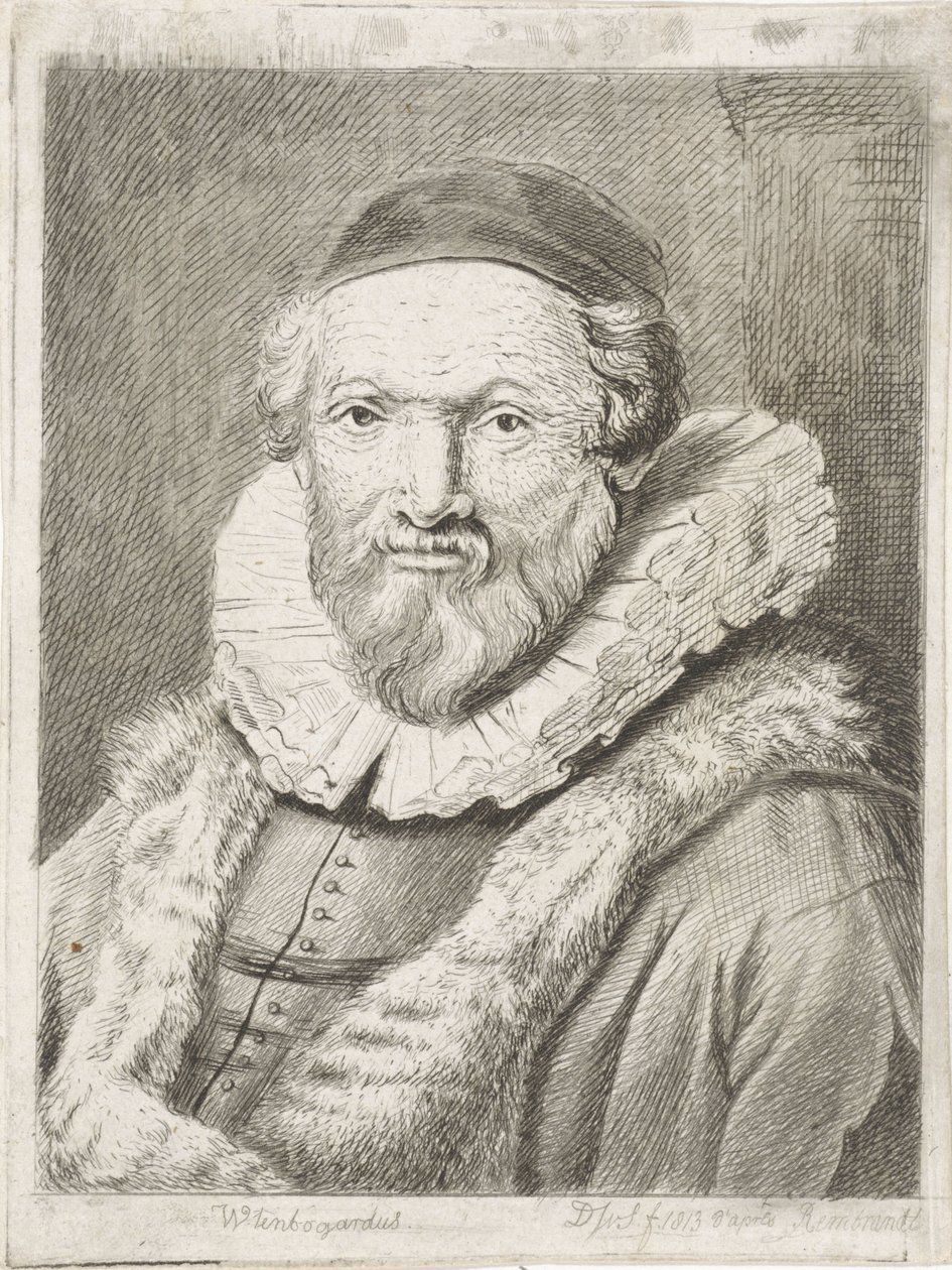 Porträt von Johannes Wtenbogaert von Diederik Jan Singendonck