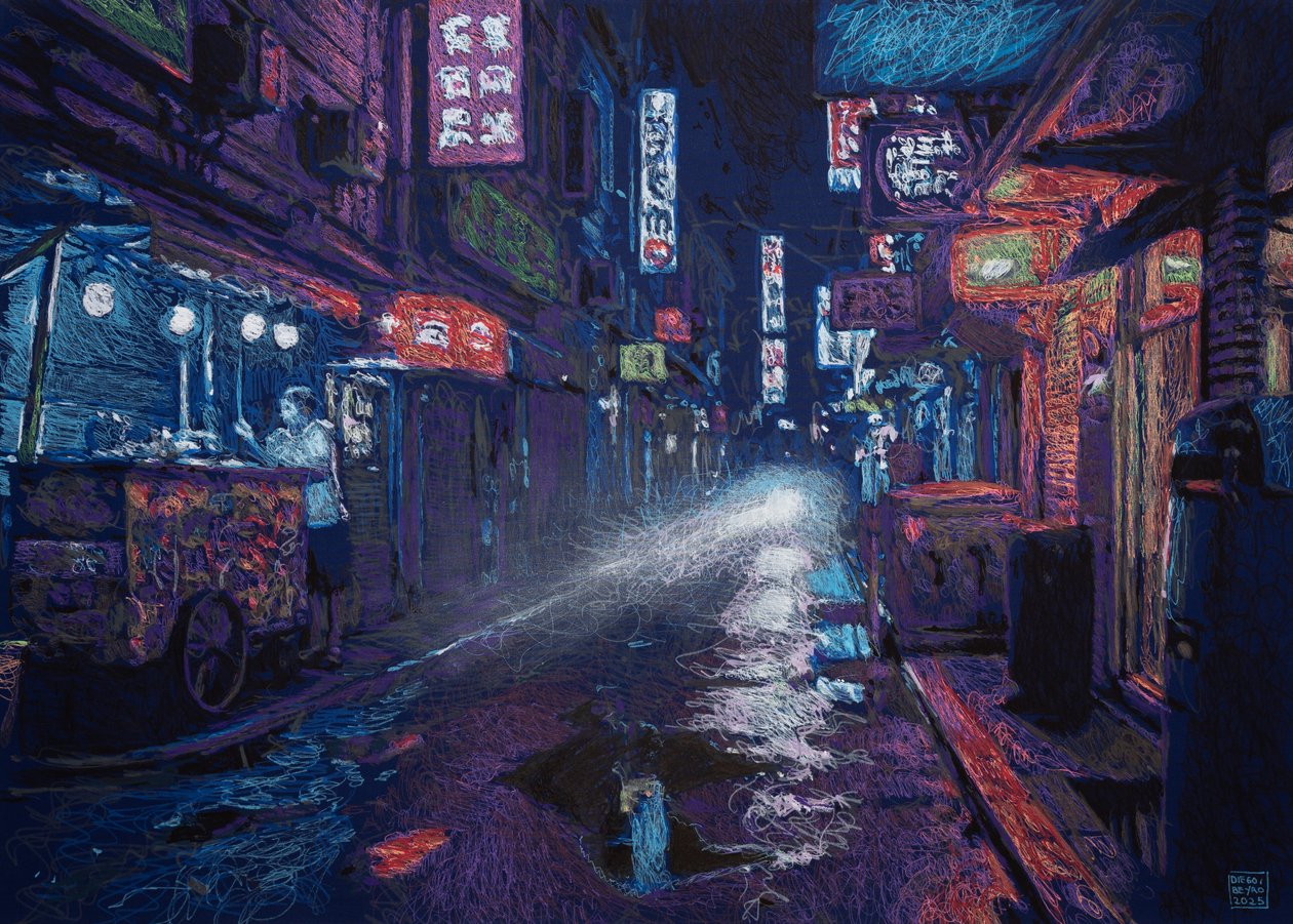 Gasse HK von Diego Beyro