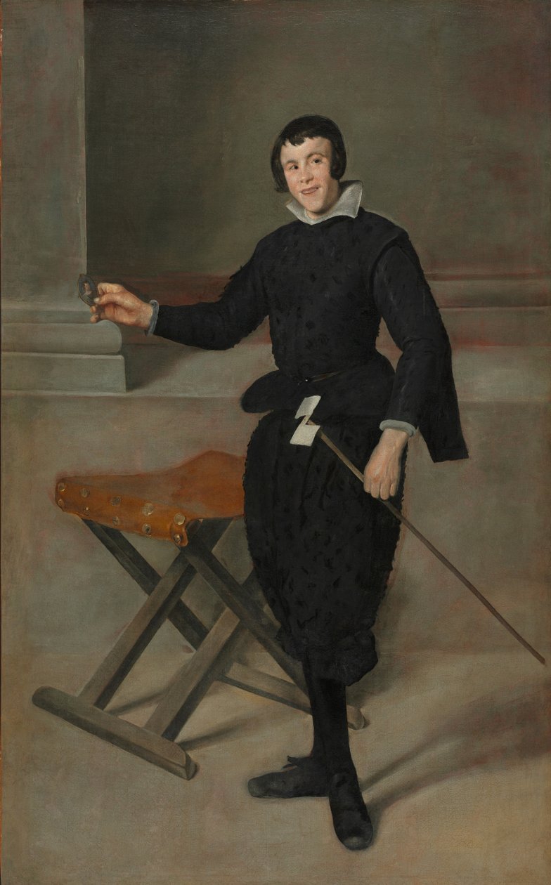 Porträt des Narren Calabazas von Diego Velázquez