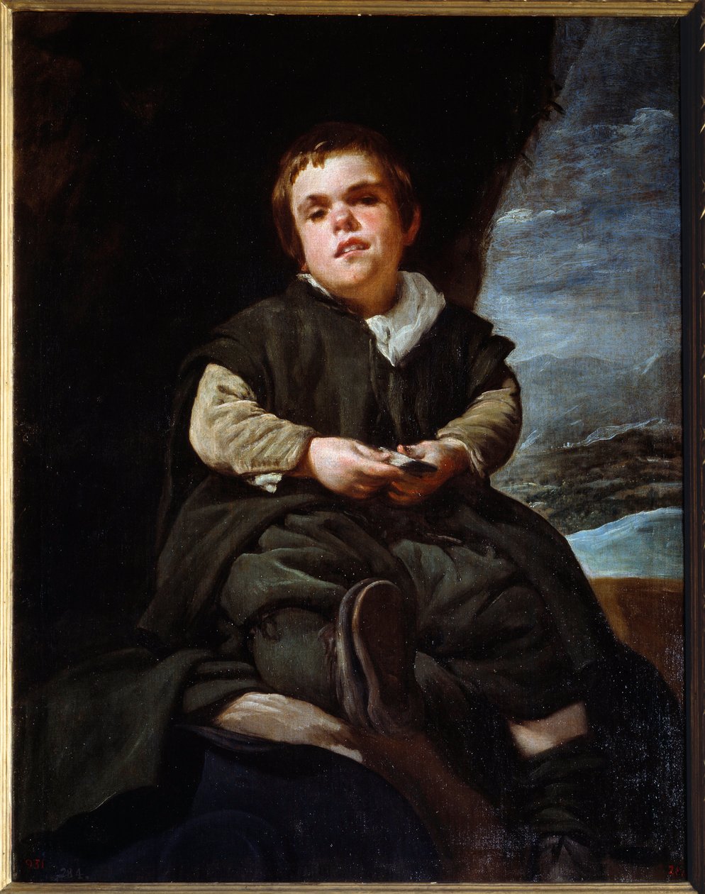 Porträt des Narren Francisco Lezcano, genannt das Kind von Vallecas von Diego Velázquez