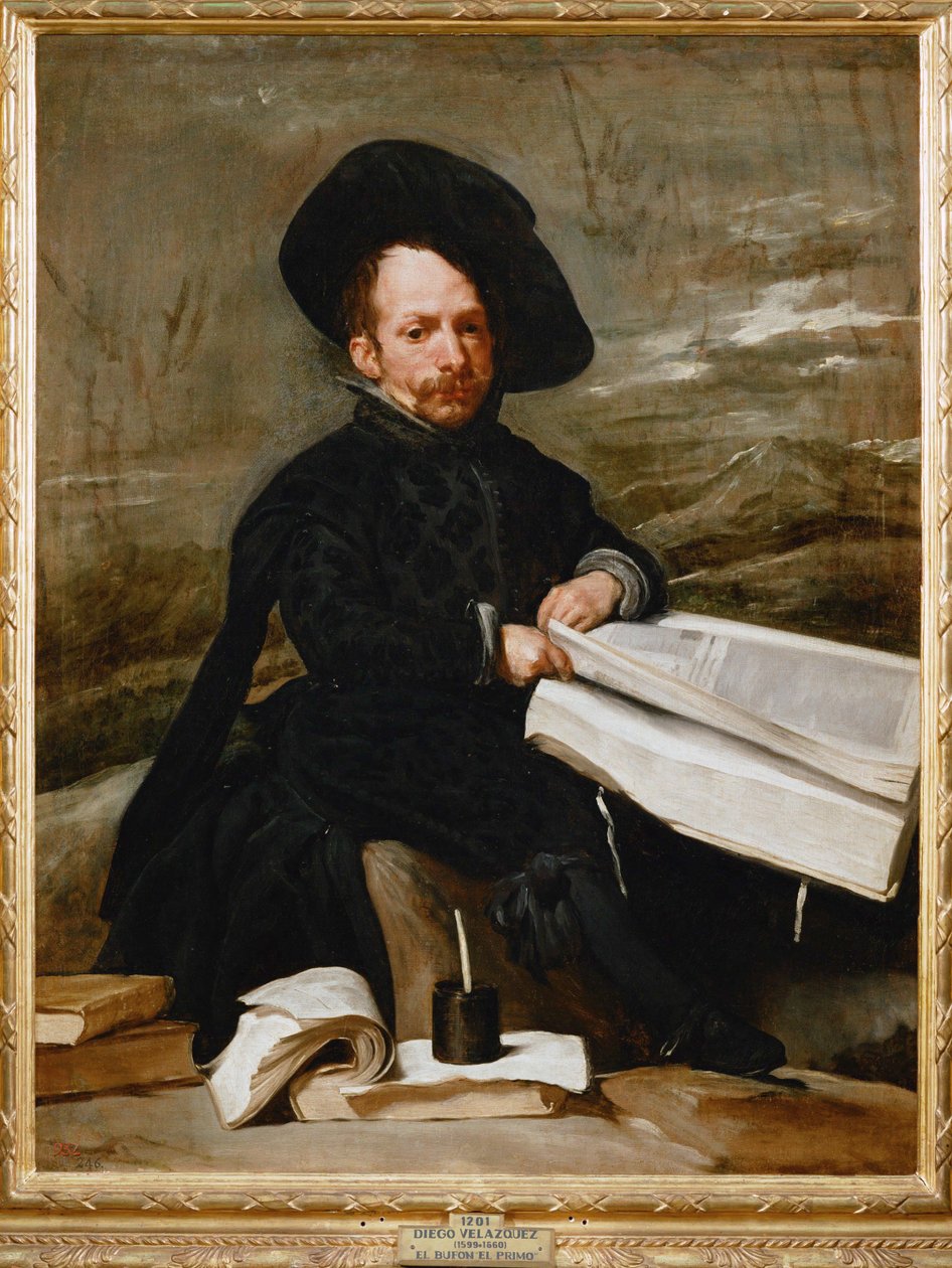Der Hofnarr von Diego Rodriguez de Silva y Velazquez