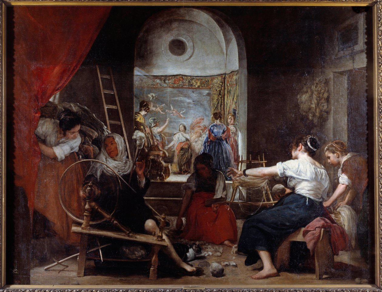 Die Spinnerinnen oder die Fabel von Arachne von Diego Velázquez