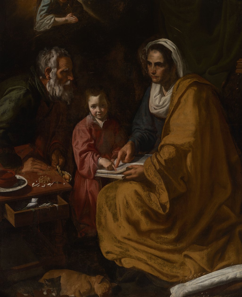 Die Erziehung der Jungfrau von Diego Velázquez