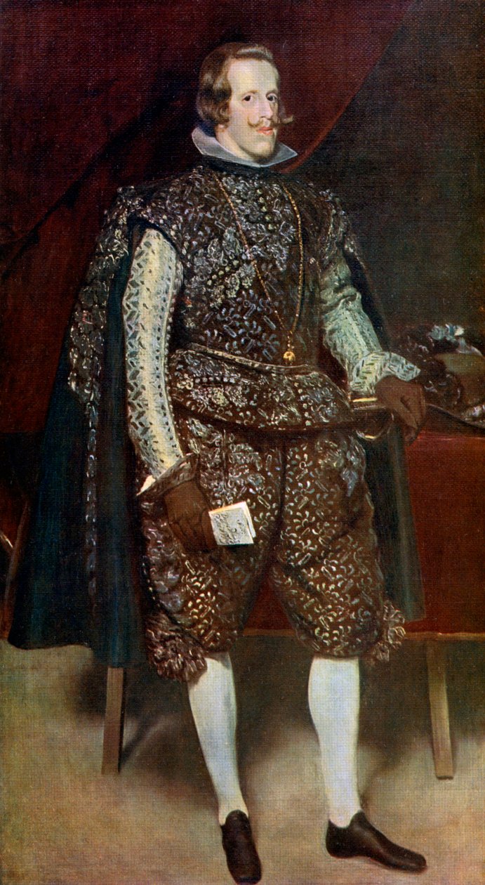 Philipp IV. von Spanien in Braun und Silber, um 1631-1632, 1912 von Diego Velázquez