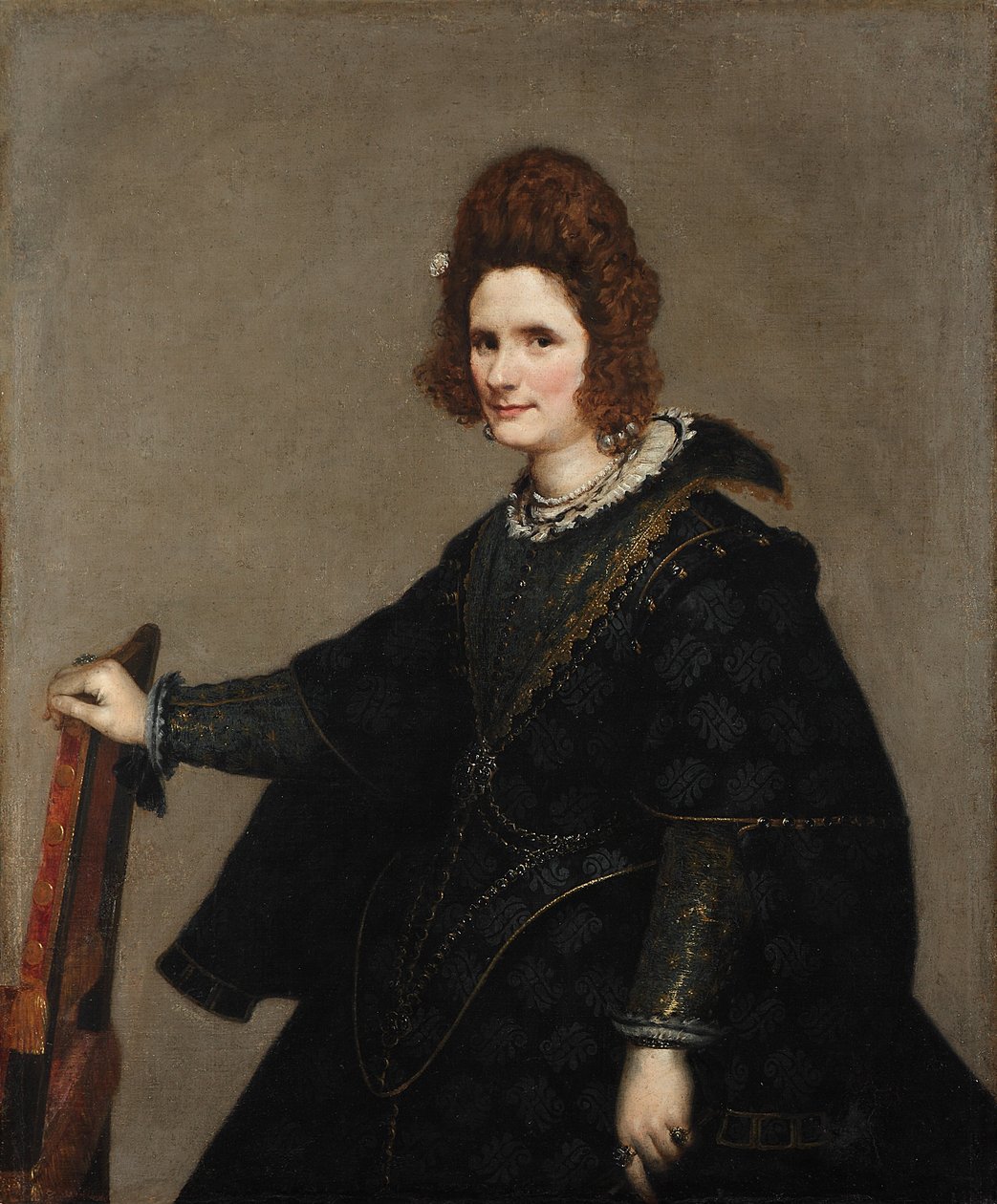 Porträt einer Dame (wahrscheinlich Condesa de Monterey) von Diego Velázquez
