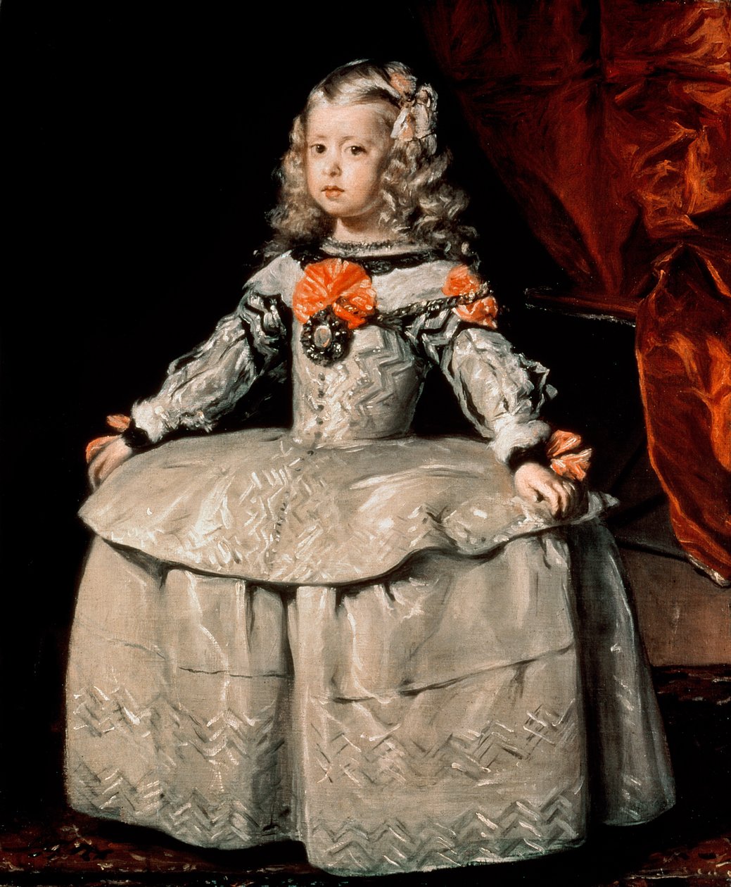 Porträt der Infantin Margarita im Alter von fünf Jahren, 1656 von Diego Velázquez
