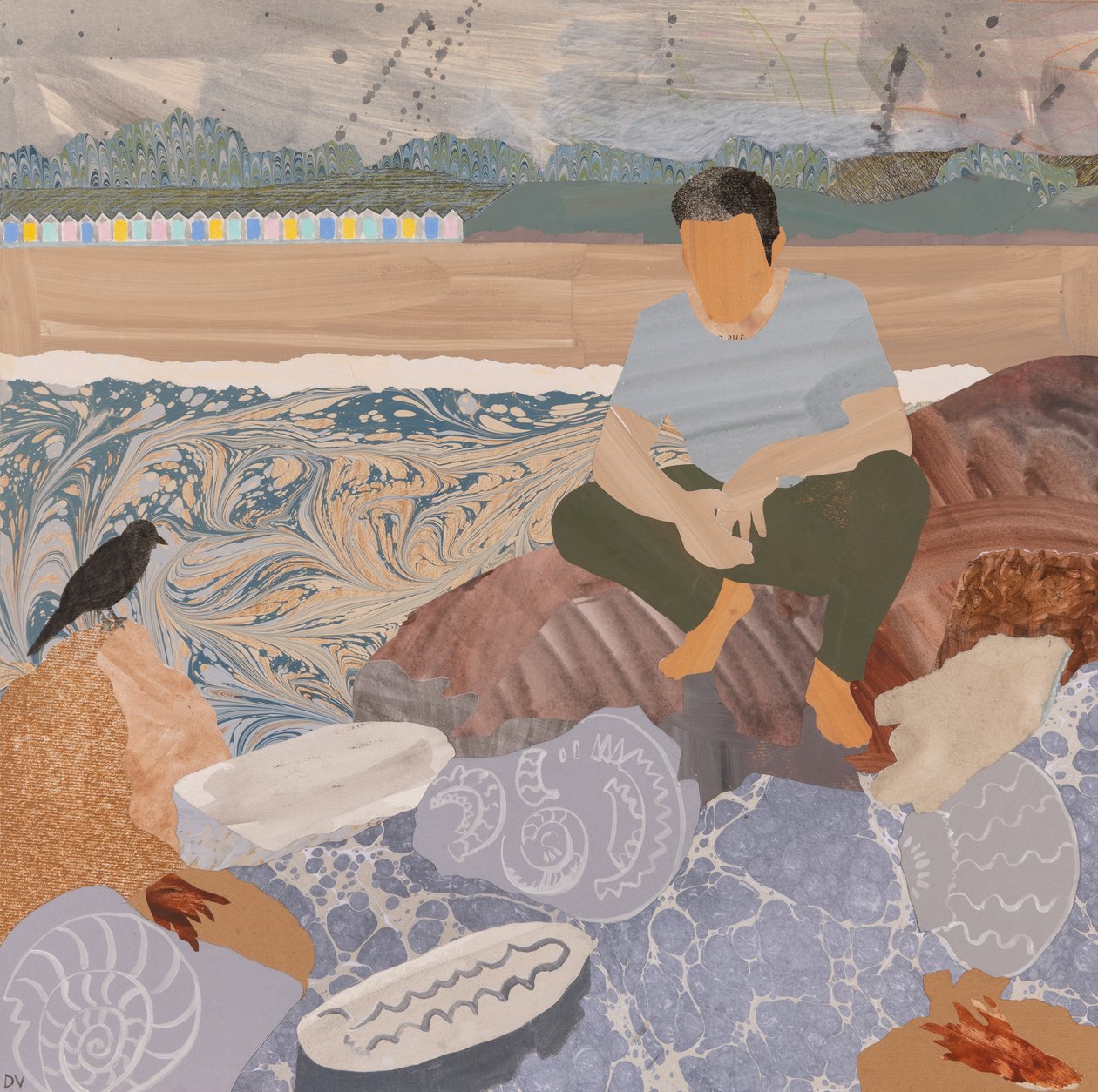 Strandhütten & Fossilien von Dione Verulam