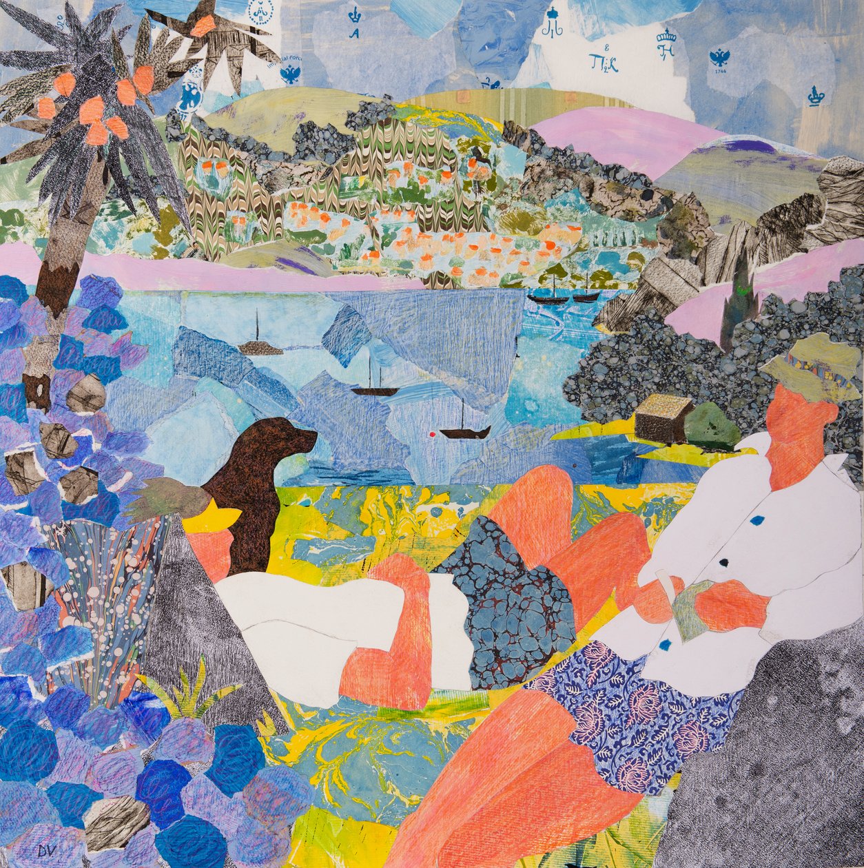 Am Meer, 2017 von Dione Verulam