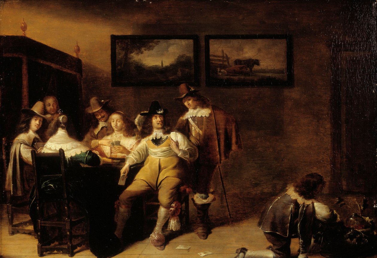 Die Kartenspieler von Dirck Hals