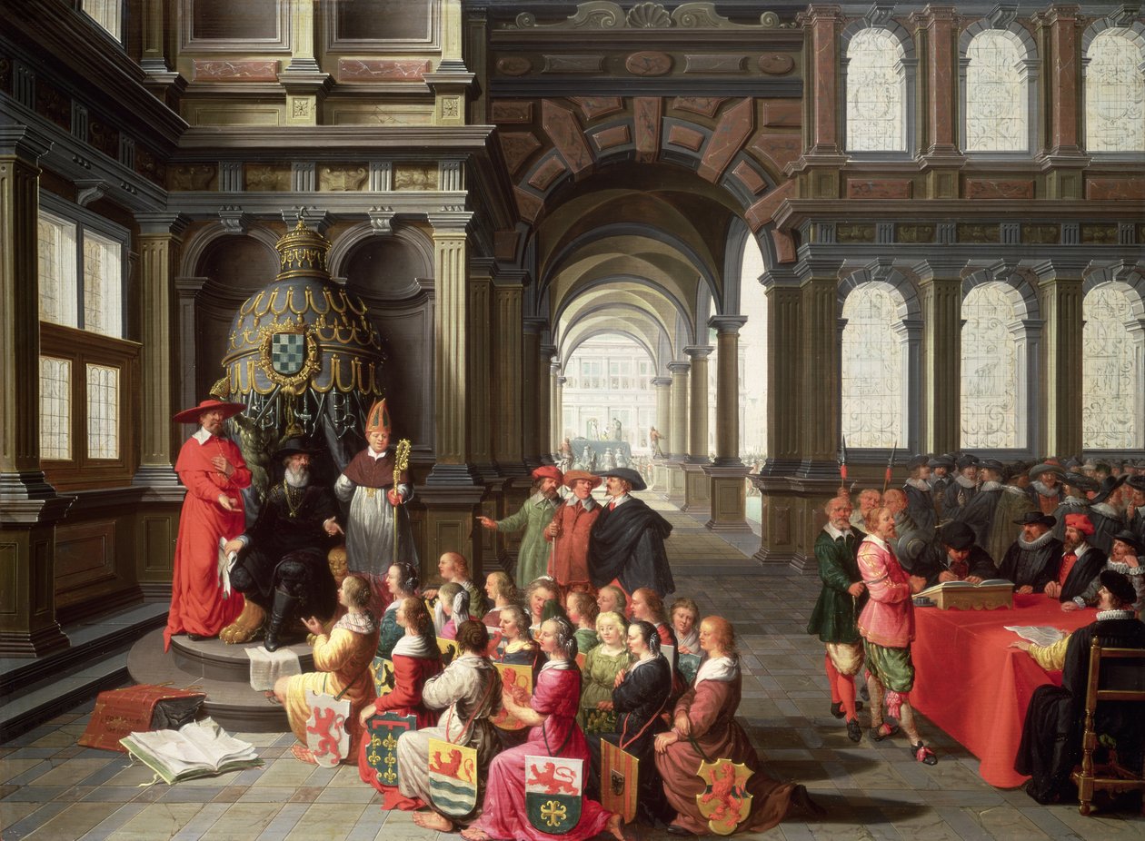Allegorie der Unterdrückung der Niederländer unter dem Herzog von Alba von Dirck van Delen