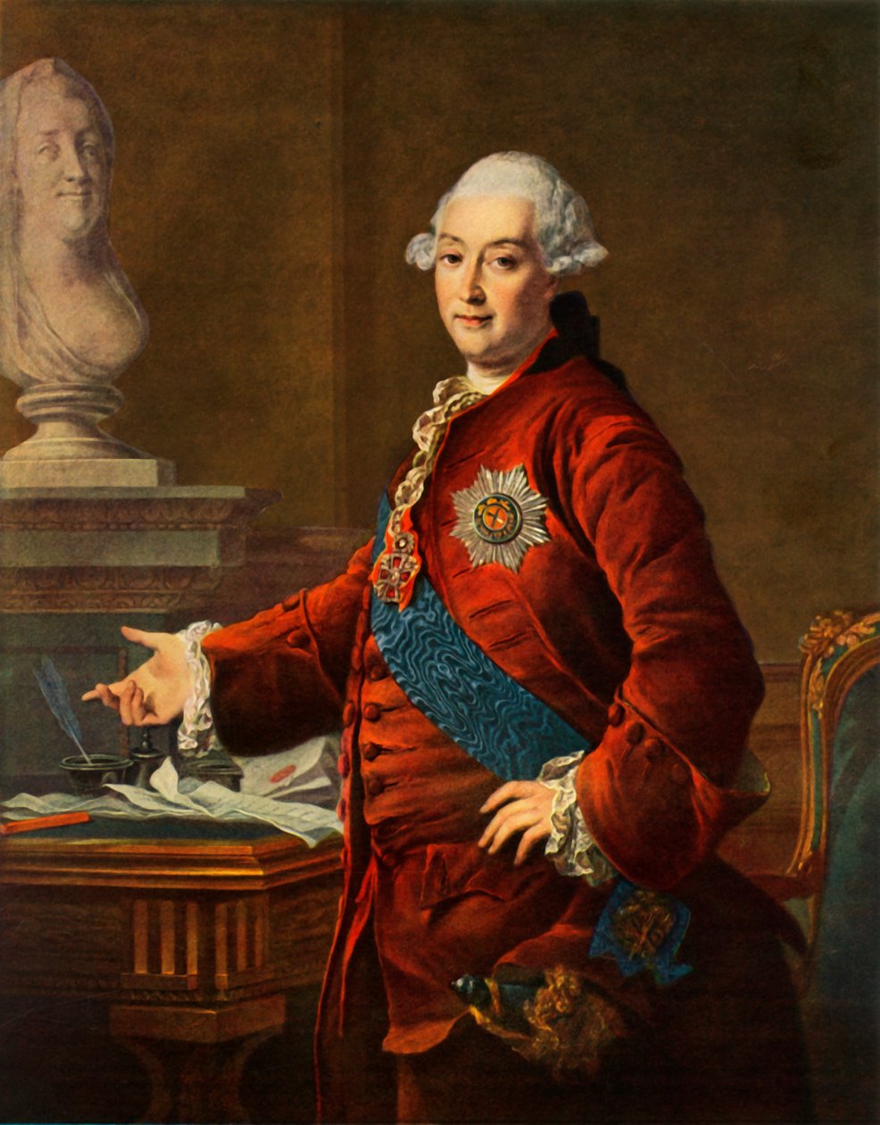 Porträt von Alexandr Mikhailovich Golitsyn, 1772, 1965 von Dmitri Grigorievich Levitsky