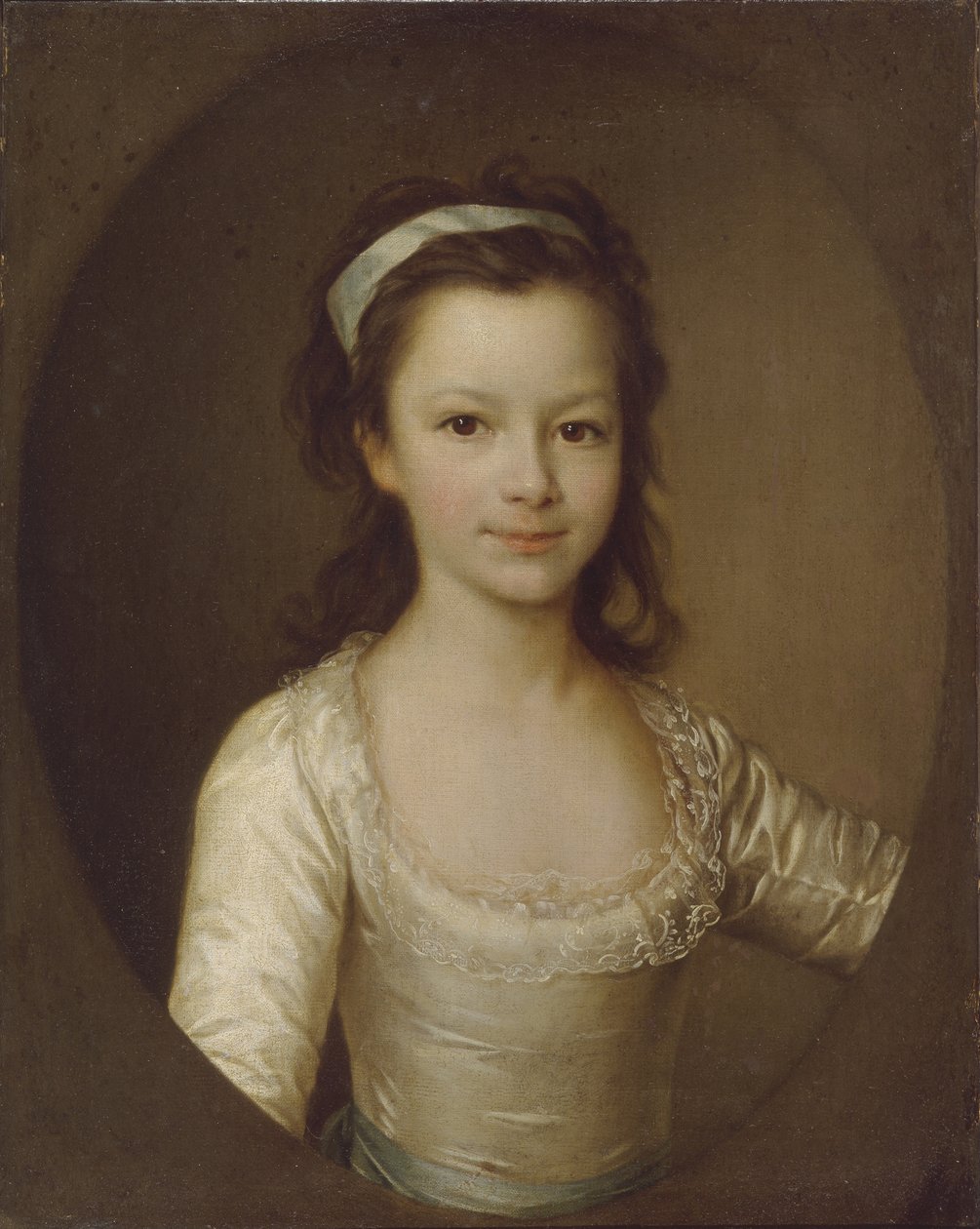 Porträt der Gräfin Jekaterina Artemjewna Woronzowa 1780-1836 als Kind, Ende der 1780er Jahre von Dmitri Grigorievich Levitsky