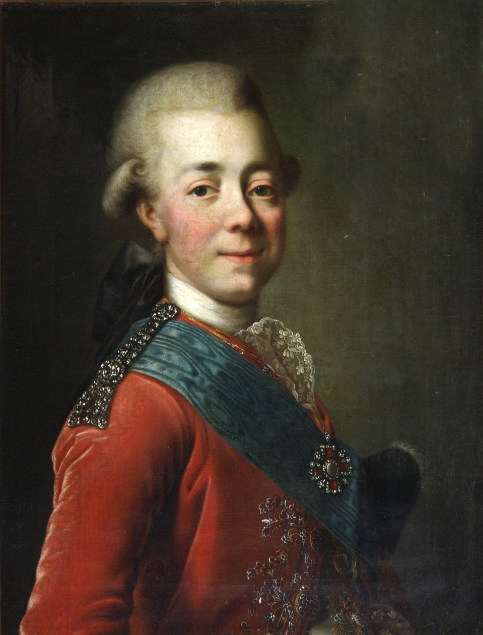 Porträt des Großherzogs Pawel Petrowitsch 1754-1801, 1770er Jahre von Dmitri Grigorievich Levitsky