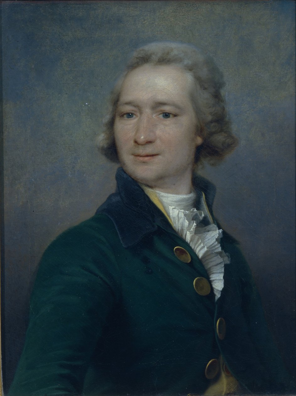 Porträt des Dichters Ivan Ivanovich Dmitriev 1760-1837 von Dmitri Grigorievich Levitsky